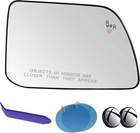 EAP Passenger Side Mirror Glass Compatible with Ford Edge 2012-2014, Lincoln MKX 2011-2015, Heated with Blind Spot, CT4Z17K707D CT4Z17K707E in Saudi Arabia