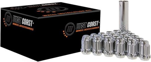 W56015S 12 mm x 1.5" Spline Closed End Wheel Lug Nut Installation Kit - 6 Lug in Kuwait