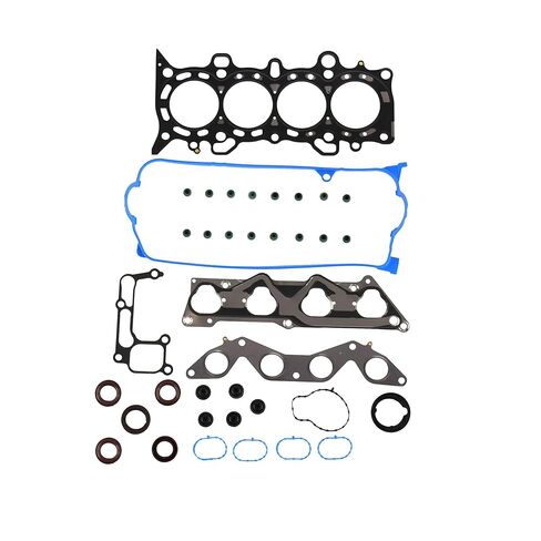 DNJ HGB220 مجموعة حشية رأس الأسطوانة مع مجموعة مسامير الرأس لـ 2001-2005 Honda Civic 1.7L L4 16V SOHC 1668cc in Saudi Arabia