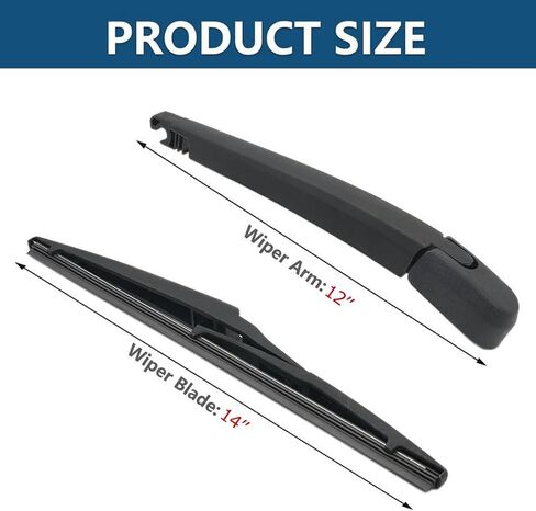 Rear Wiper Arm Blade Set for Acura MDX 2014-2022, Replacement All Seasons in Saudi Arabia