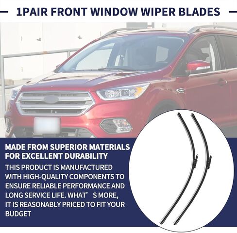 CJ5Z17527A ‎CJ5Z17526B 1 Pair Front Windshield Wiper Arm Kit w/28" Blades & Rear Windshield Wiper Arm w/Blades Compatible With Ford Escape 2013-2019 BB5Z17528A, BB5Z17C526A, BB5Z17526C in Saudi Arabia