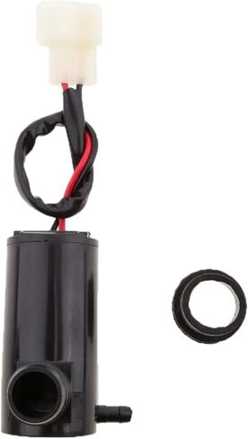 ممسحة المحرك العالمي سيارة ممسحة نافذة الزجاج الأمامي محرك مضخة دائم البلاستيك العالمي (24 فولت مع سلك) in Kuwait