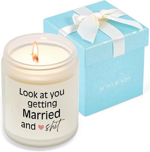 Bridal Shower Gifts for Bride, Bride to Be Engagement Gifts for Women, Bachelorette Wedding Gift for Couples Jackpot Scented Jar Candle for Home Relaxing Aromatherapy in Saudi Arabia