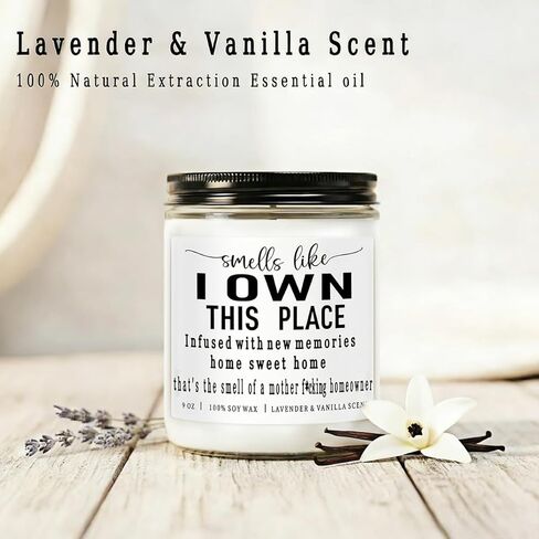 House Warming Gifts New Home,Funny New Home Gift Ideas Scented Candle,Housewarming Gifts for Women,Men,Couple,Friends,New House Must Haves,Closing Gift for Home Buyers 9 oz in Saudi Arabia