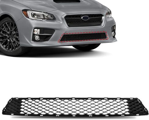 المصد الأمامي السفلي لملحقات Subaru WRX 2015 2016 2017 & WRX STI 2016، شبكة صيد كثيفة على شكل مصد أمامي سفلي شبكة مصبغة شبكة شواء لسوبارو WRX 2015-2017 استبدال المكونات in Kuwait