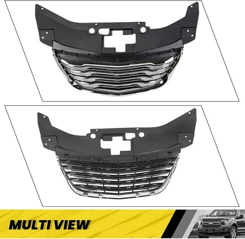 KUAFU Front Bumper Grill Compatible with 2011-2014 Chrysler 200 CH1200353 68082050AE 13999AOE Chrome Radiator Hood Grille ABS Plastic in Saudi Arabia