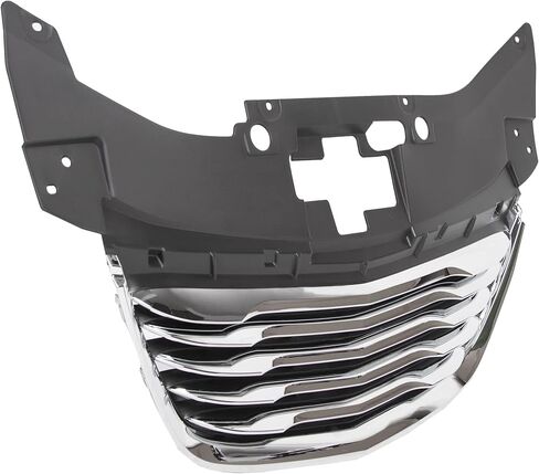 KUAFU Front Bumper Grill Compatible with 2011-2014 Chrysler 200 CH1200353 68082050AE 13999AOE Chrome Radiator Hood Grille ABS Plastic in Saudi Arabia