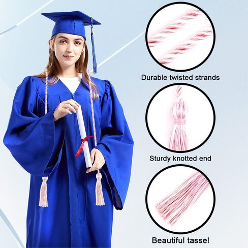 حبال التخرج الذهبية 2024، حبل شرف التخرج، حزام حبل حرير التخرج، وشاح التخرج، 2024 شرابة التخرج، سلسلة ذهبية 66 بوصة لحفلات التخرج in Kuwait