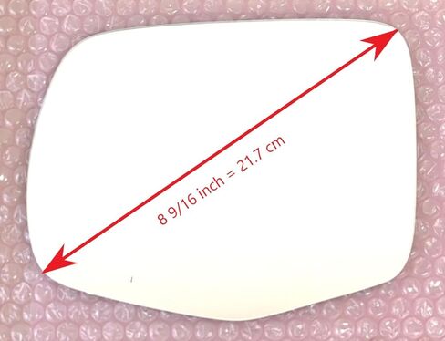 New Flat Mirror Glass with Full Size Adhesive for 2016-2025 Honda Pilot Ridgeline Passport Driver Side View Left LH in Saudi Arabia