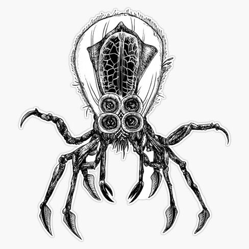 MAGNET Crabsquid - Subnautica Magnetic Vinyl Sticker Decal Magnet 5" in Saudi Arabia