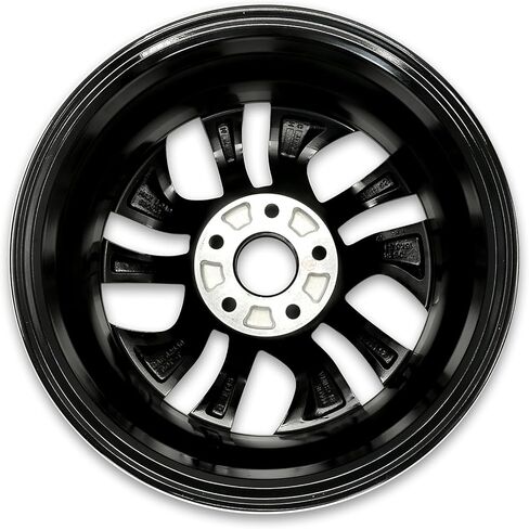 New Set of 16" 16x6.5 Inch Alloy Wheel for 2013-2015 Honda Civic | OEM Design Replacement Rim | Machined Black | Direct Fit - OE Stock Specs | 64054 in Saudi Arabia
