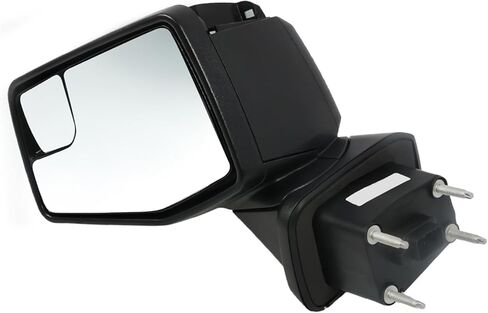 Driver Left Side Door Mirror Assembly Compatible with Silverado 1500 2019-2025 w/Heated & Manual Folding and Power Glass GM1320583 (5 Pins) in Saudi Arabia