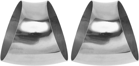 Motoforti 2 قطعة 5 بوصة OD 45 درجة مغزل بيند الكوع أنبوب سيارة تعديل أنابيب العادم أنابيب سمك 1.5 مم/16GA 127 × 140 × 1.5 مم 304 درجة فضية من الفولاذ المقاوم للصدأ in Kuwait