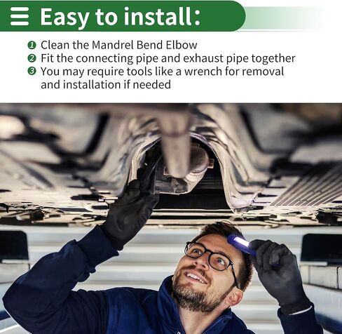 Motoforti 2 قطعة 5 بوصة OD 45 درجة مغزل بيند الكوع أنبوب سيارة تعديل أنابيب العادم أنابيب سمك 1.5 مم/16GA 127 × 140 × 1.5 مم 304 درجة فضية من الفولاذ المقاوم للصدأ in Kuwait