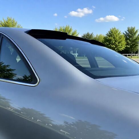 Rear Window Roof Spoiler Visor Wing Compatible with Chrysler 300 300C 300S Limited/Touring L 2011-2023 Gloss Black Top Wing Lip Exterior Accessories in Saudi Arabia