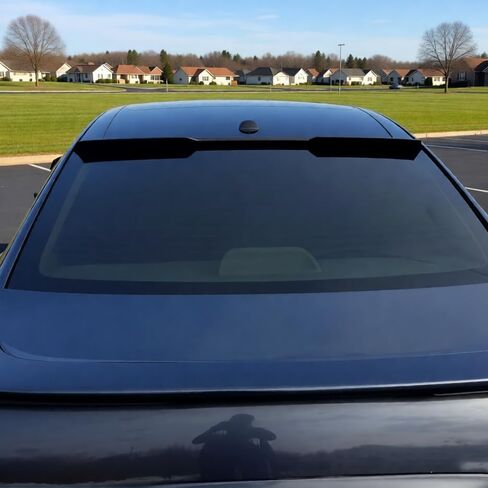 Rear Window Roof Spoiler Visor Wing Compatible with Chrysler 300 300C 300S Limited/Touring L 2011-2023 Gloss Black Top Wing Lip Exterior Accessories in Saudi Arabia