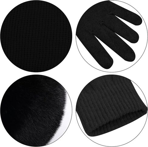 choyaxo Winter Hat Gloves Set Incluidng Beanie glove Knitted Hat for Women Men Gifts in Saudi Arabia