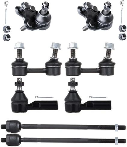 Suspension Kit 8pcs Fits Front Ball Joint Tie Rod Sway Bar Alloy Steel in Kuwait