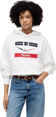 Tommy Hilfiger Formula 1 womens Tommy X Cadillac F1® Team Chevron Hoodie in Saudi Arabia