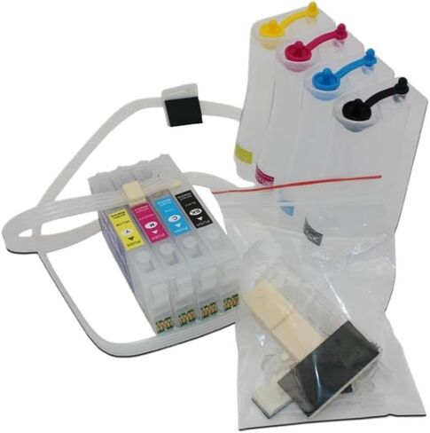 Compatible CISS System with Chip for 812XL T812 for Use with WF-7310 EC-C7000 WF-3820 WF-3825 WF-4820 WF-4830 WF-7830 WF-7835 WF-7840 7845 Printers in Saudi Arabia