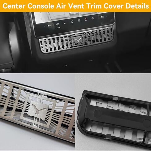 For Tesla Model Y Juniper Rear Air Condition Vent Cover, Tesla Model Y Juniper Accessories 2025 2026, Rear Condition Air Outlet Flow Vent Grille Protection Vent Accessories in Saudi Arabia