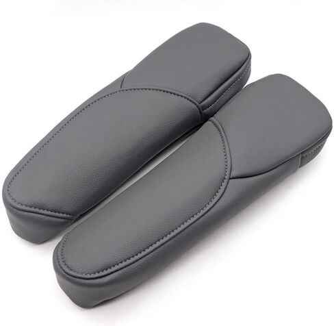 Priprilod Leather Seat Armrest Cover with Zipper Compatible with Honda CRV CR-V 4-Door 2007 2008 2009 |Dark Gray Arm Rest Cover, Detachable for Clean in Saudi Arabia