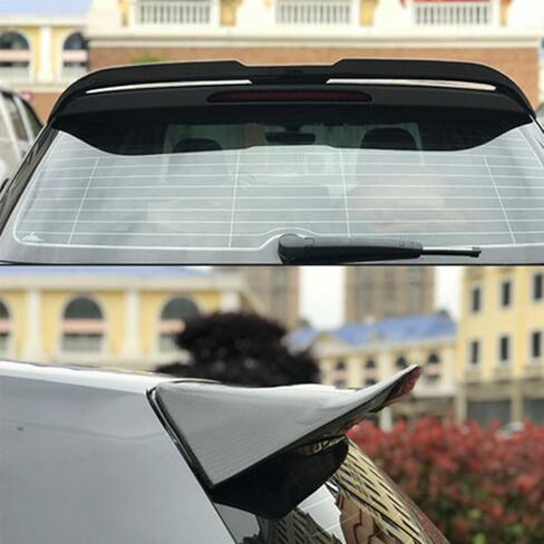 غطاء سبويلر خلفي متوافق مع VW MK7 MK7.5 GTI/R 2014-2020 غطاء سبويلر خلفي، أسود لامع in Kuwait
