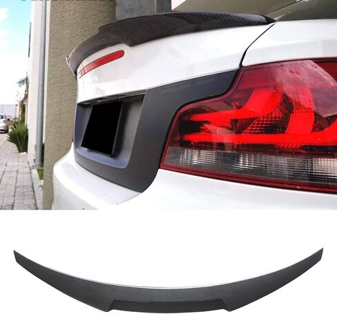 YOUNGERCAR E82 Rear Spoiler for BMW 1 Series E82 128i 135i 2DR Coupe 2007 2008 2009 2010 2011 2012 2013 M4 Style Carbon Fiber Painted Trunk Wing in Saudi Arabia
