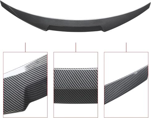 YOUNGERCAR E82 Rear Spoiler for BMW 1 Series E82 128i 135i 2DR Coupe 2007 2008 2009 2010 2011 2012 2013 M4 Style Carbon Fiber Painted Trunk Wing in Saudi Arabia