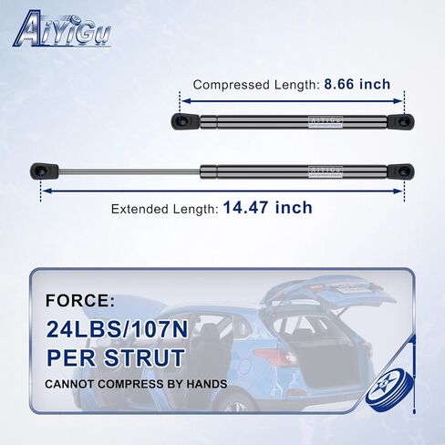 15 بوصة 24LB/107N دعامة صدمات غازية دعم رفع زنبركي لشاحنة التخييم RV غطاء علوي غطاء مظلة زجاجي للباب والنوافذ صندوق أدوات Snugtop Pickup in Saudi Arabia