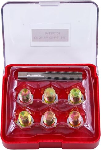 Oil Drain Plug M13 x 1.25MM Oil Pan Screws Rethread Tool Thread Repair Tool Tap Kit in Saudi Arabia