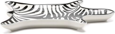 جوناثان أدلر طبق الحمار الوحشي، أسود/أبيض in Kuwait