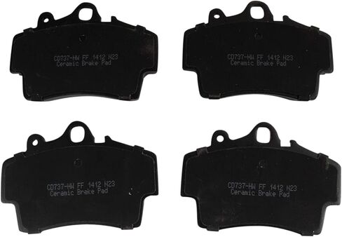 Front and Rear Brake Pad Set Ceramic Hardware Compatible with 2005-2008 Porsche Boxster in Saudi Arabia