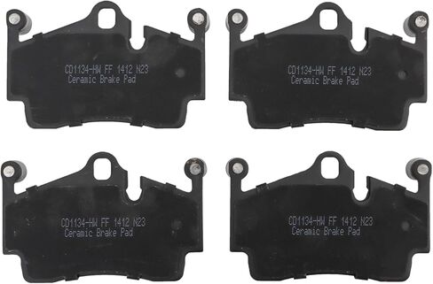 Front and Rear Brake Pad Set Ceramic Hardware Compatible with 2005-2008 Porsche Boxster in Saudi Arabia