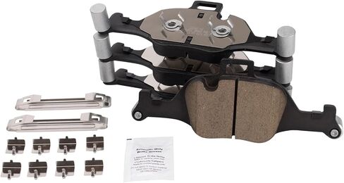 Front and Rear Brake Pad Set Ceramic Hardware Compatible with 2017-2019 BMW 530i in Saudi Arabia