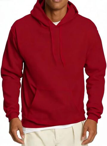Midweight Fleece Pullover Hoodie - Sustainable Warm Hooded Sweatshirt in Saudi Arabia