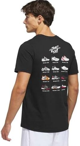 adidas Barricade Men’s Tennis Tee – Lightweight Moisture-Wicking Athletic Fit (Black) in Saudi Arabia