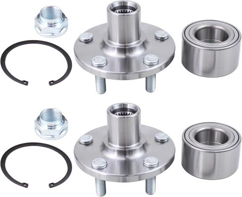 Front Driver and Passenger Side Wheel Bearing Hub for Toyota Celica 2000-2005, Corolla 2003-2019, Matrix FWD 2003-2014, Pontiac Vibe FWD 2003-2008 in Kuwait