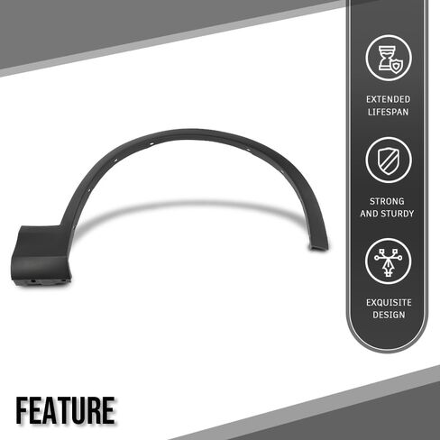 G-PLUS Fender Trim Front Right Compatible with BMW X3 2011-2017 Fit BMW X4 xDrive28i 2015-2018 / xDrive35i 2015-2016 51777210082, BM1291108 Black in Saudi Arabia
