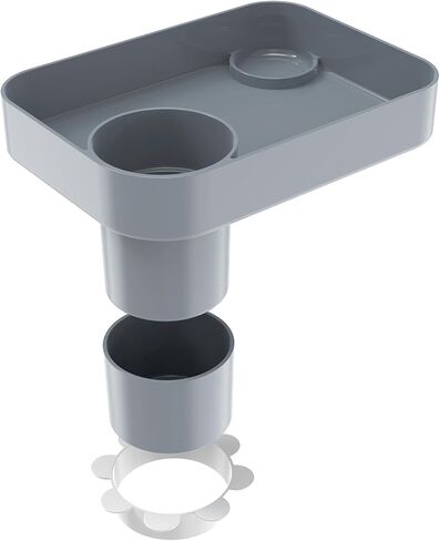 صينية مقعد السيارة للأطفال أثناء السفر، صينية مقعد السيارة للأطفال الصغار، صينية طاولة مقعد السيارة، حامل أكواب مقعد السيارة، صينية الوجبات الخفيفة لجريكو، إيفينفلو، تشيكو، أساسيات رحلة الطريق العائلية القابلة للدوران والإزالة - أسود in Kuwait