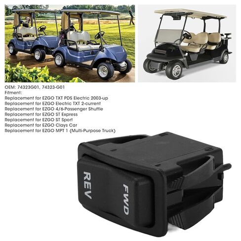 Yctze Assembly Club Car Accessories Club Car F/R Switch Club Car Forward Reverse Switch 74323G01 Replacement for EZGO TXT PDS Electric 2003‑up in Saudi Arabia