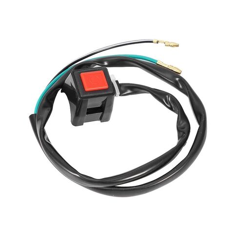 Kill Stop Start Switch, Waterproof Motorcycle Engine Stop Kill Switch Button Accessories TTR125 for Select Models - Black in Saudi Arabia