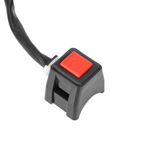 Kill Stop Start Switch, Waterproof Motorcycle Engine Stop Kill Switch Button Accessories TTR125 for Select Models - Black in Saudi Arabia