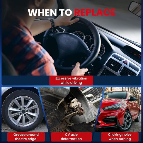 مجموعة محور السيرة الذاتية الأمامية اليسرى واليمنى MOCA 2 متوافقة مع 2012-2017 لسيارة Hyundai Accent 1.6L تناسب ناقل الحركة اليدوي فقط in Kuwait