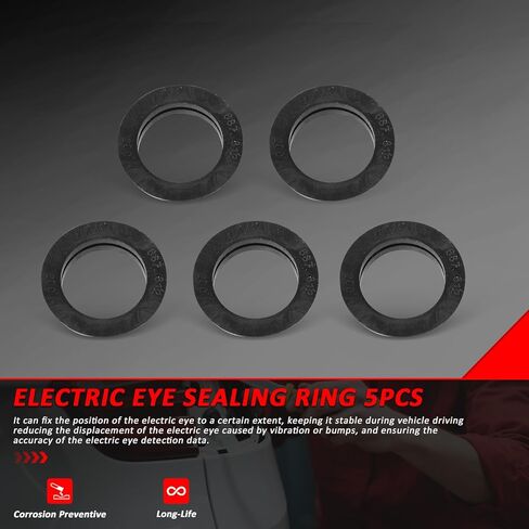 Rear Bumper Parking Sensor Ring for BMW 128i 135i M 228i 230i M235i M240i M2 323i 325i 328i 330i 335i M3 320i Hybrid 3 340i 428i 430i 435i 440i M4 X4 Replacement # 66206923000 (2 PCS) in Saudi Arabia