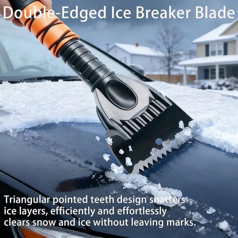 فرشاة ثلج وكاشطات ثلج مقاس 31 بوصة للزجاج الأمامي للسيارة، وفرشاة ثلج قابلة للتمديد مع قبضة إسفنجية ورأس فرشاة محورية 360 درجة للسيارات والشاحنات وسيارات الدفع الرباعي، وإكسسوارات السيارات الشتوية القابلة للفصل لإزالة الثلوج in Kuwait