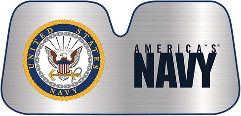 U.S Navy Windshield Sun Shade Foldable Car Front Window Sunshade - Auto Shield Cover Visor Protector Blocks Max UV Rays and Keeps Your Vehicle Cool… in Saudi Arabia