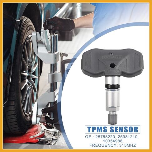 4pcs TPMS Sensor 25758220 10306573 25981210 for Cadillac STS XLR for Chevrolet Corvette 2005-2009 10306573 Plastic Gray Replacement in Saudi Arabia