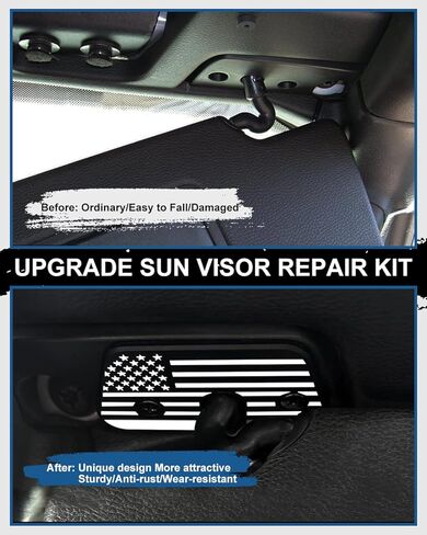 طقم إصلاح واقي الشمس لسيارة جيب رانجلر، ترقية واقي الشمس يناسب جيب رانجلر JK 2018، JL 2018-2023، 2020-2023 جلاديتور، ملحقات واقي السيارة لملحقات جيب رانجلر جيب جلاديتور in Kuwait