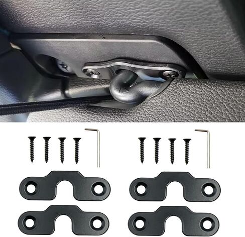 2 Set Sun Visor Repair Kit Heavy Duty Visor Mounting Clips Compatible with Jeep Wrangler JK JKU 2018/ Wrangler JL JLU 2018-2023/ Gladiator JT 2020-2023 in Saudi Arabia